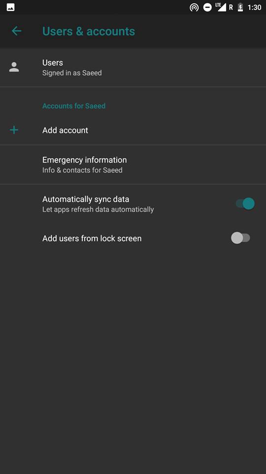 LineageOS 15.1 Screenshot