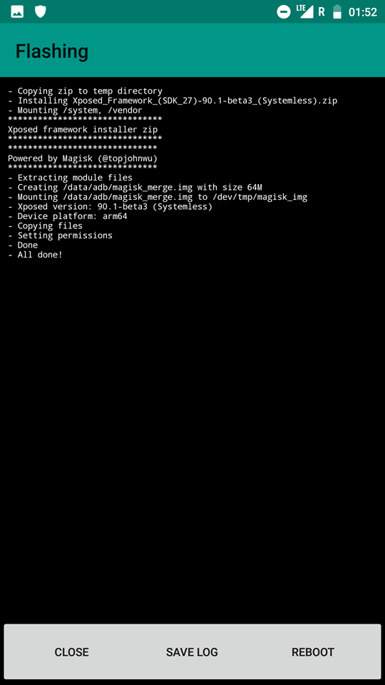 Magisk Xposed Installer