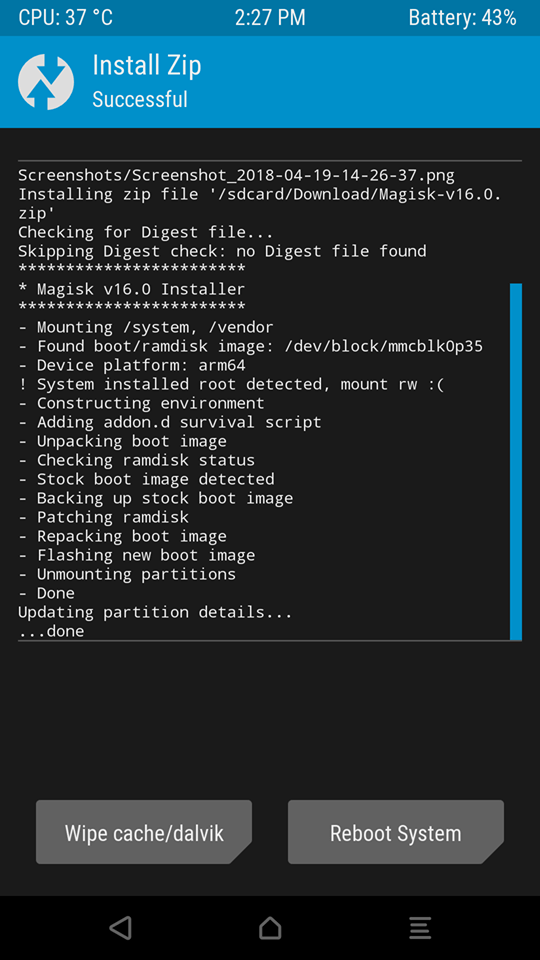 TWRP Magisk