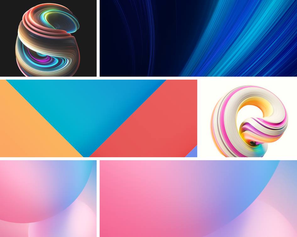 Download Xiaomi Mi5X and MiUI 9 Stock Wallpapers