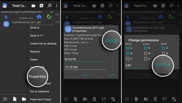 Galaxy Note 9 Apps port