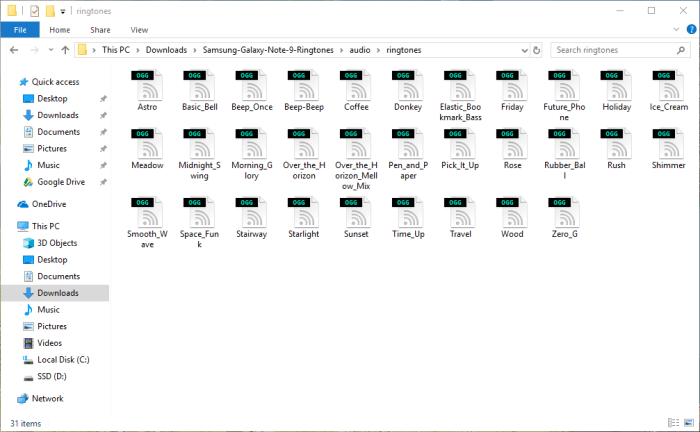 Galaxy Note 9 Ringtone