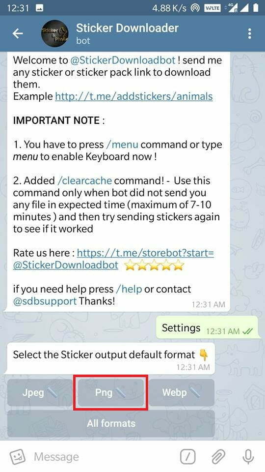 Create WhatsApp stickers from Telegram