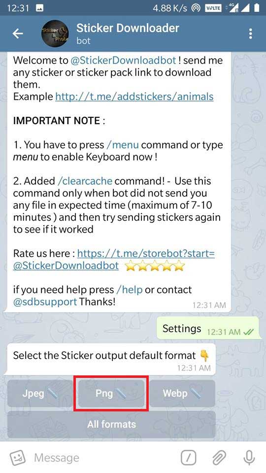Create WhatsApp stickers from Telegram