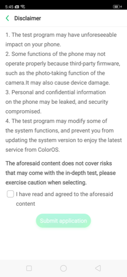 Bootloader unlock on Realme device