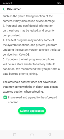 Bootloader unlock on Realme device