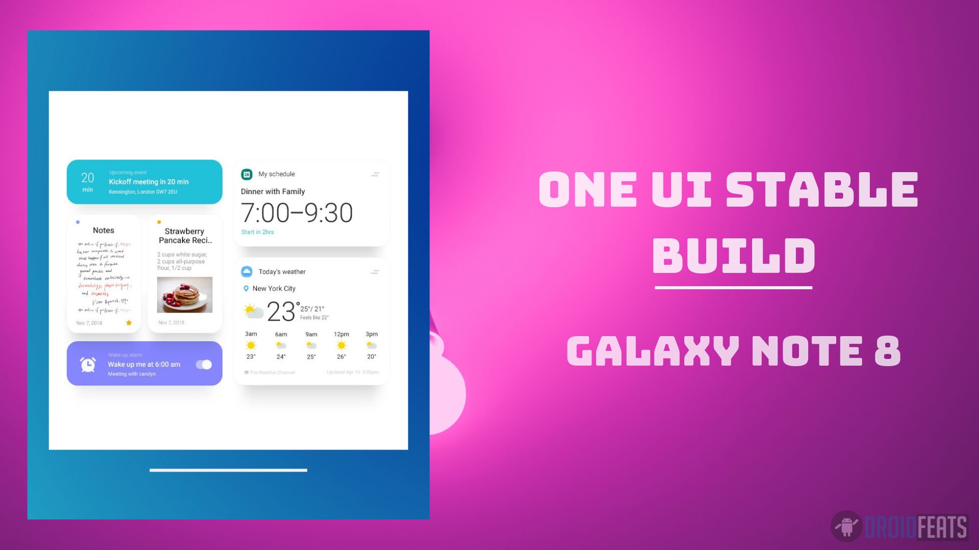 One UI for Galaxy Note 8