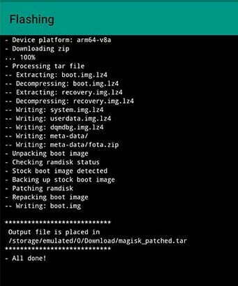 Magisk Patched AP Firmware File