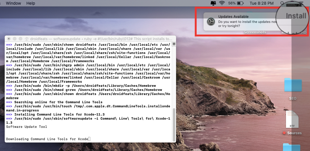 Install Homebrew on macOS