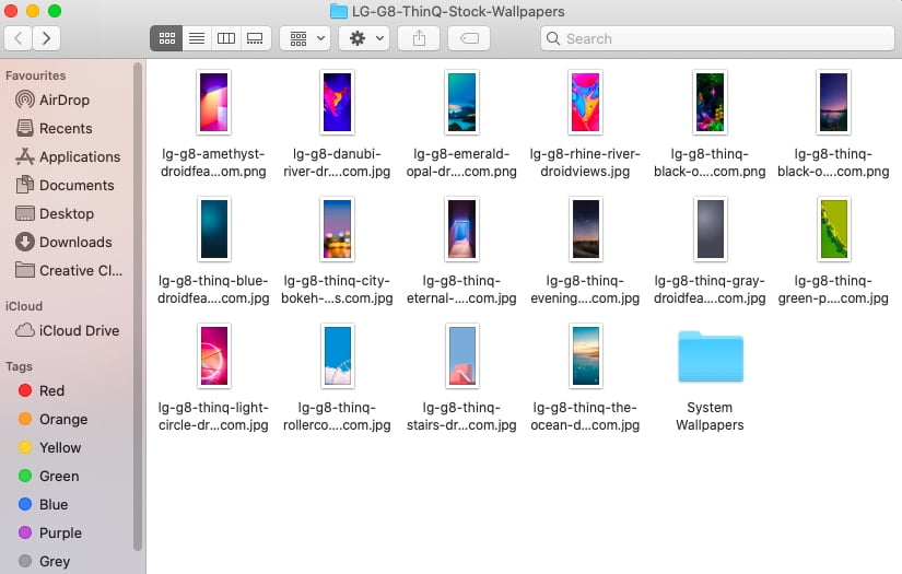 LG G8 ThinQ wallpapers