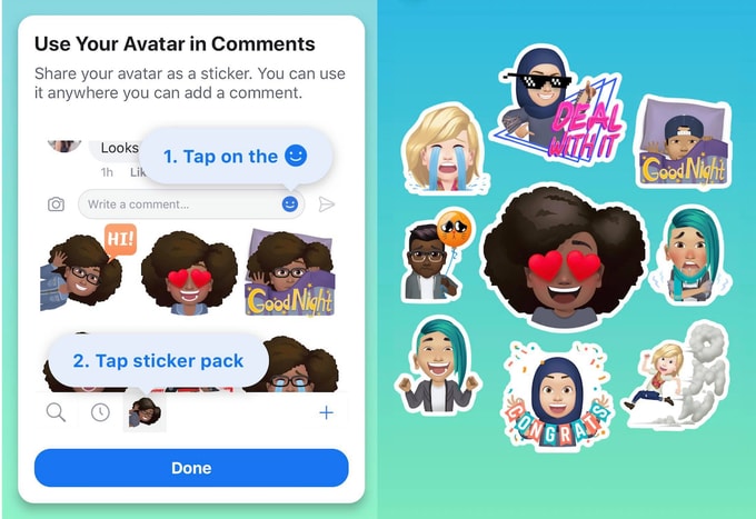 Facebook Avatar Sticker