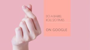 Do a Barrel Roll 20 Times on Google & other search games (2025)